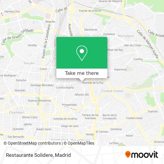 Restaurante Solidere map