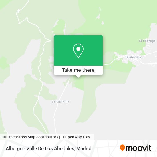 Albergue Valle De Los Abedules map