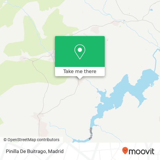 Pinilla De Buitrago map