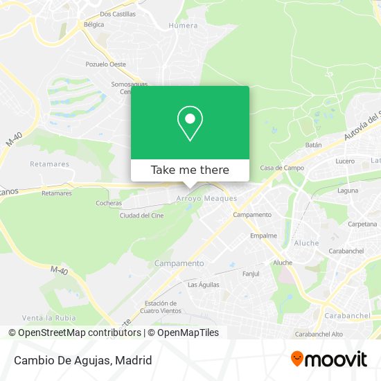 Cambio De Agujas map