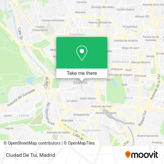 Ciudad De Tui map