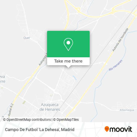 Campo De Futbol 'La Dehesa' map