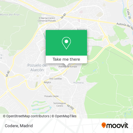 Codere map