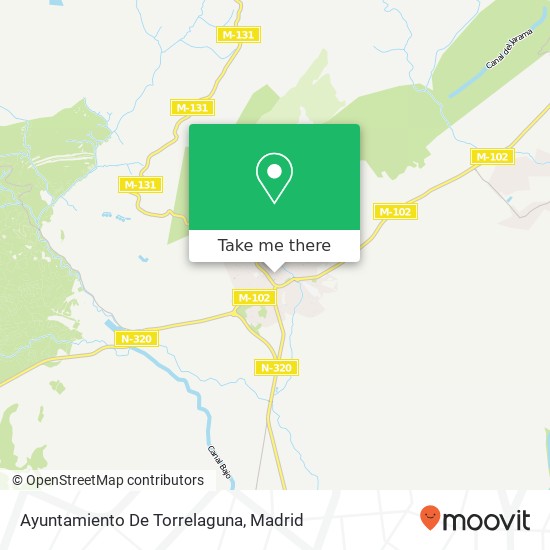 Ayuntamiento De Torrelaguna map