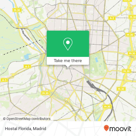 Hostal Florida map