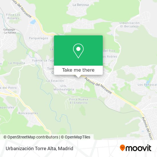 Urbanización Torre Alta map