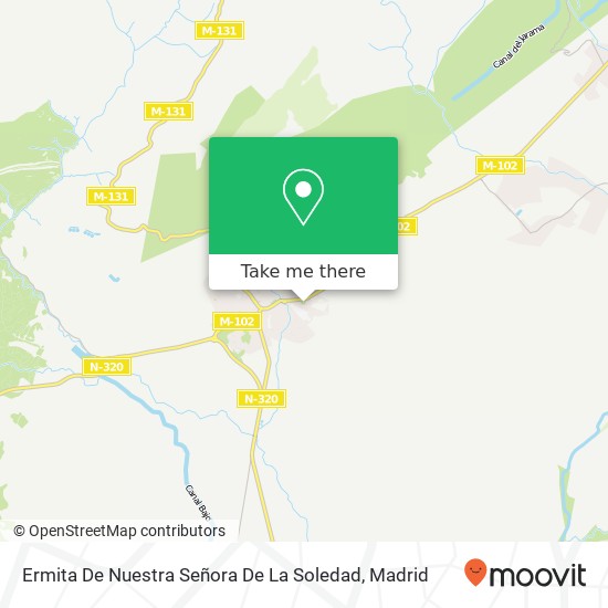 Ermita De Nuestra Señora De La Soledad map