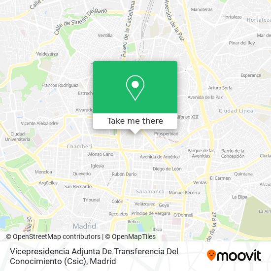 Vicepresidencia Adjunta De Transferencia Del Conocimiento (Csic) map