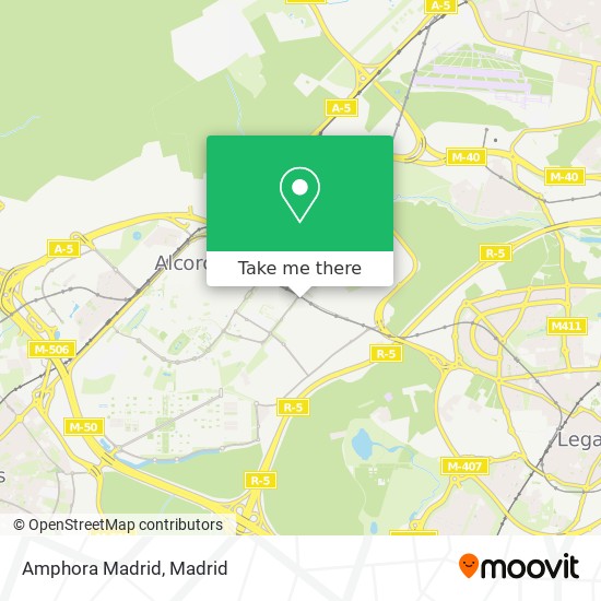 Amphora Madrid map