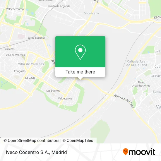 mapa Iveco Cocentro S.A.
