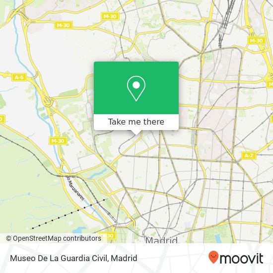 Museo De La Guardia Civil map