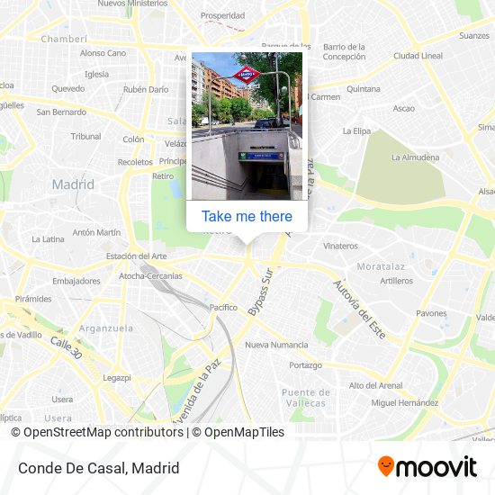 Conde De Casal map