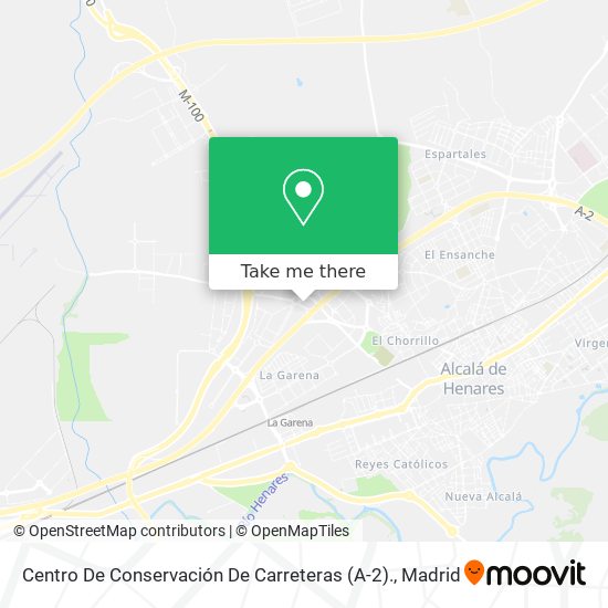 Centro De Conservación De Carreteras (A-2). map