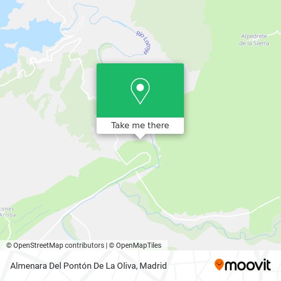 mapa Almenara Del Pontón De La Oliva