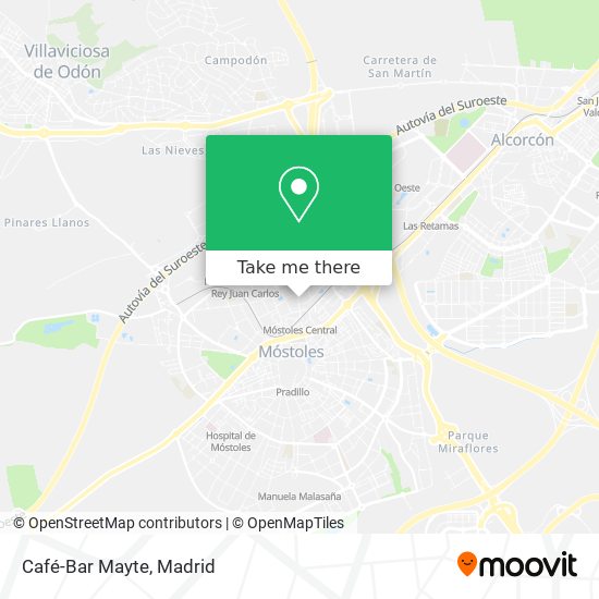 Café-Bar Mayte map