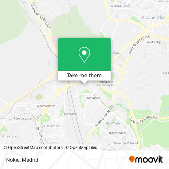 mapa Nokia