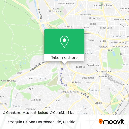 Parroquia De San Hermenegildo map