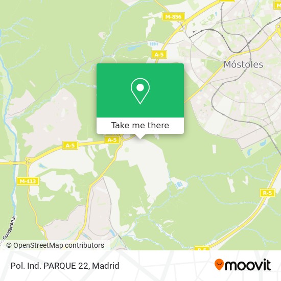 Pol. Ind. PARQUE 22 map