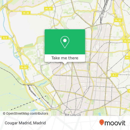 Cougar Madrid map