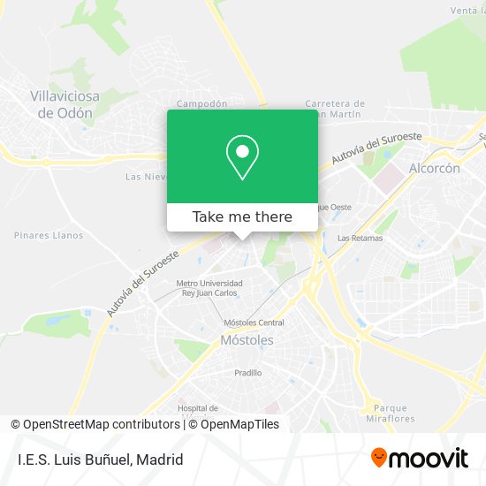 mapa I.E.S. Luis Buñuel