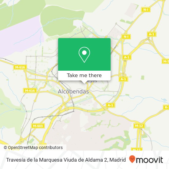 Travesía de la Marquesa Viuda de Aldama 2 map