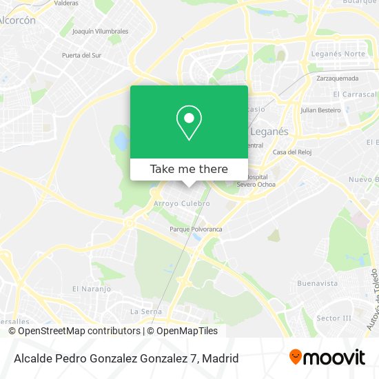 Alcalde Pedro Gonzalez Gonzalez 7 map