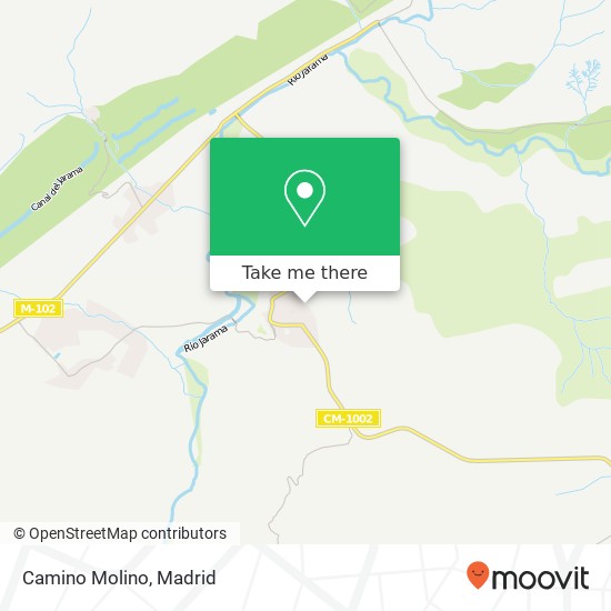 Camino Molino map