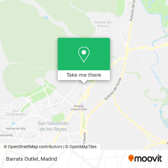 mapa Barrats Outlet