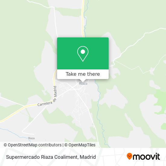 Supermercado Riaza Coaliment map