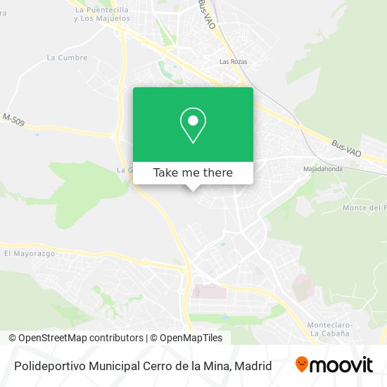 Polideportivo Municipal Cerro de la Mina map