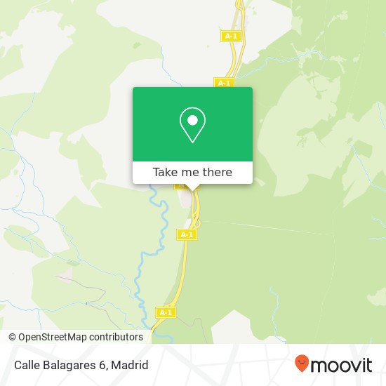 mapa Calle Balagares 6