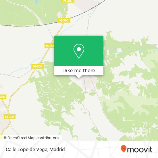 mapa Calle Lope de Vega
