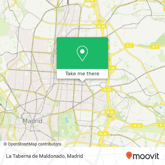 La Taberna de Maldonado map