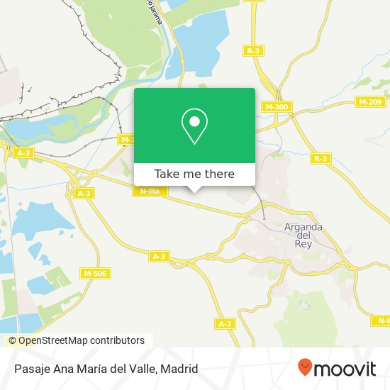 mapa Pasaje Ana María del Valle