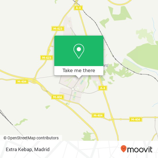 Extra Kebap, Avenida del Mar Mediterráneo, 78 28341 Valdemoro map