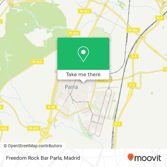 Freedom Rock Bar Parla map