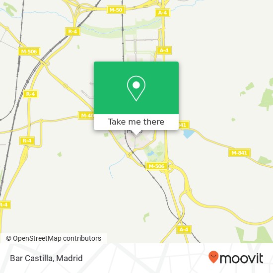 mapa Bar Castilla, Avenida de España, 5 28320 Pinto