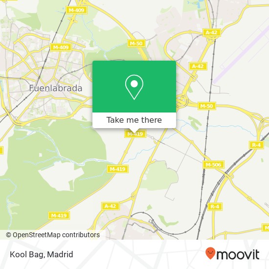 Kool Bag, Avenida de la Cantueña, 14 28947 Fuenlabrada map