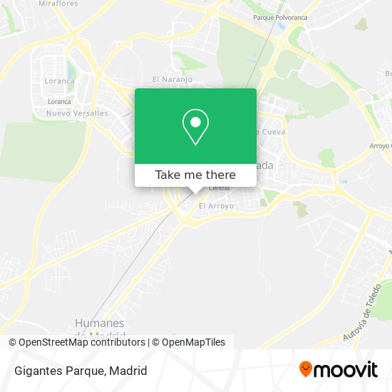 Gigantes Parque map