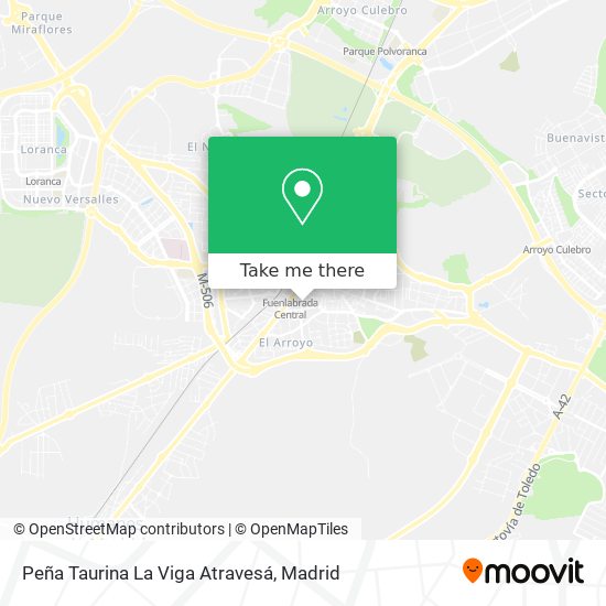 Peña Taurina La Viga Atravesá map