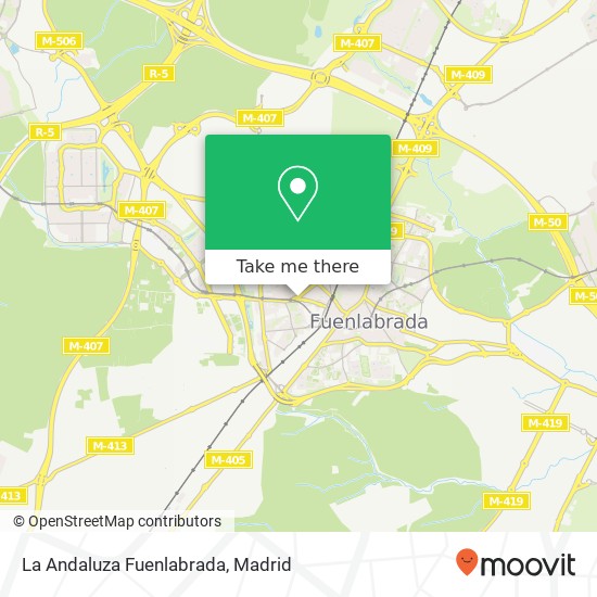 mapa La Andaluza Fuenlabrada, Avenida de las Naciones, 3 28943 Fuenlabrada