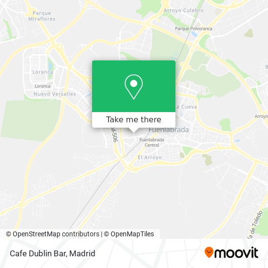 Cafe Dublin Bar map