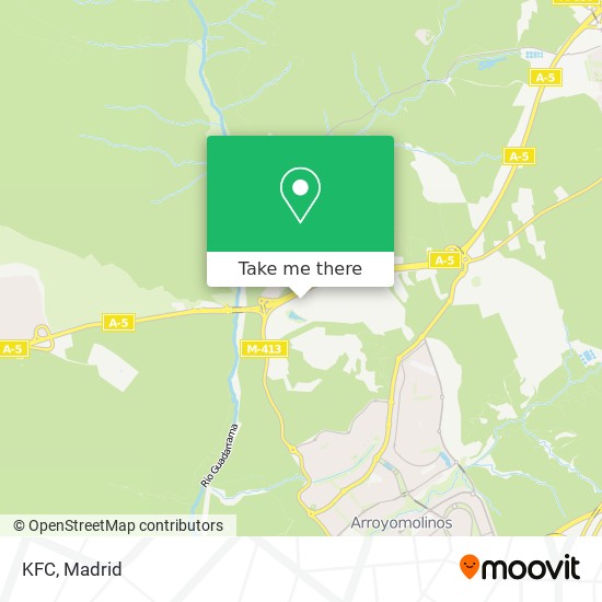 KFC map