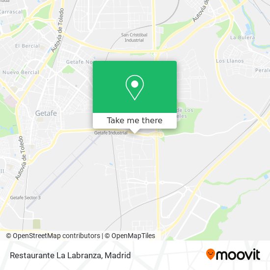 mapa Restaurante La Labranza