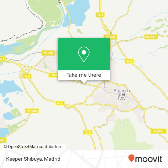 mapa Keeper Shibuya, Avenida de Madrid, 25 28500 Arganda del Rey