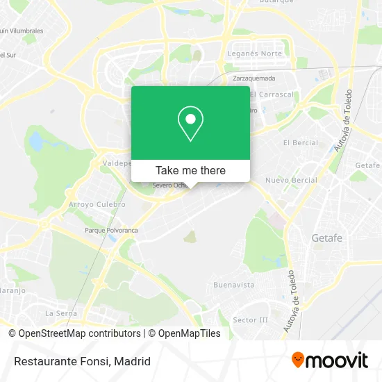 Restaurante Fonsi map