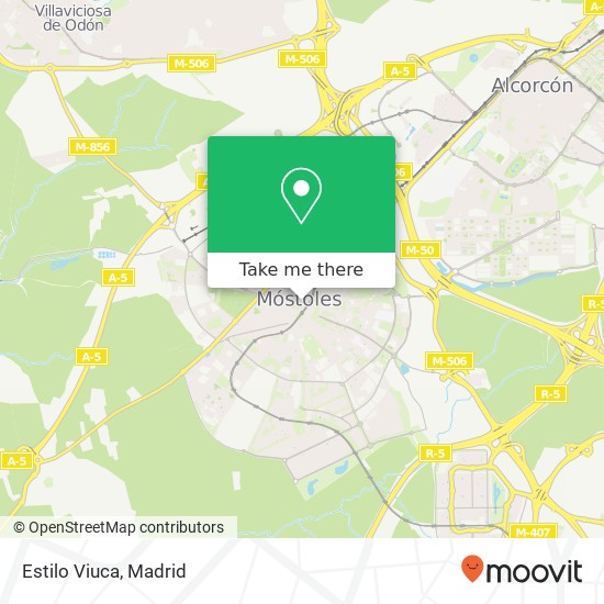 Estilo Viuca, Calle América, 2 28931 Móstoles map