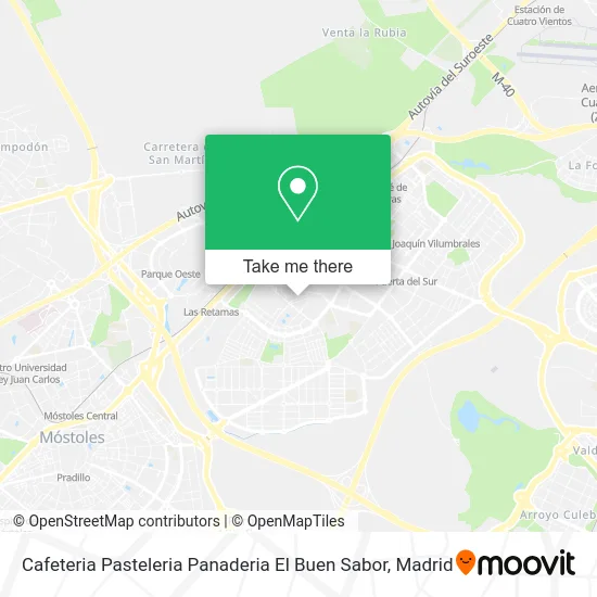 Cafeteria Pasteleria Panaderia El Buen Sabor map