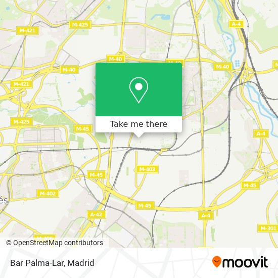 Bar Palma-Lar map