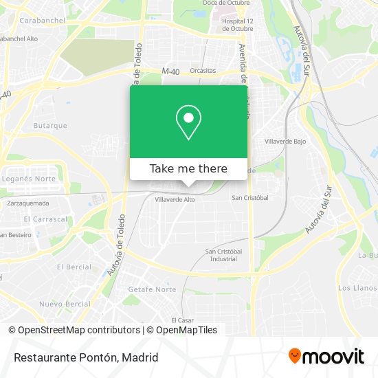 mapa Restaurante Pontón